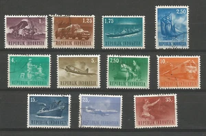 Rep Indonesien 1964 Transport und Kommunikation 11 Marken gestempelt /T5384 - Bild 1 von 1