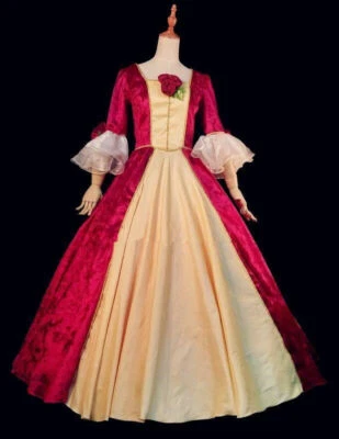 COSPLAY Bella Princesa Navidad Mujer Vestido Disfraz con Lazo  Foto 1 de 4