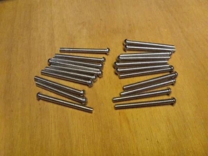 A.C. Gilbert Erector Set Repro Parts 1 3/4" x 8-32 Nickel Plated Screw Lot of 20 - Picture 1 of 3