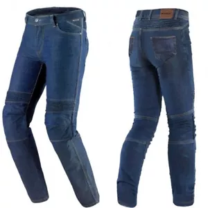 Mens Motorcycle Jeans Motorbike Pant Denim Trousers Made with Kevlar & CE Armors - Picture 1 of 5
