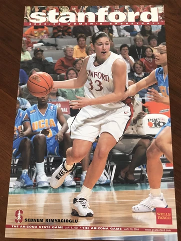 Stanford Women’s Basketball 2004 Poster Arizona State Sun Devils Arizona Wildcat Cover