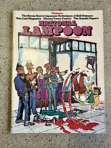 National Lampoon June, 1973 VIOLENCE ( EX COND) - Picture 1 of 3