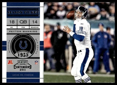 2011 Playoff Contenders #31 Peyton Manning [GOATCARDS] - Image 1 of 2
