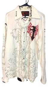 Rebel Spirit ARTSY GOTHIC a royal way of life Mens shirt XXL - Picture 1 of 15