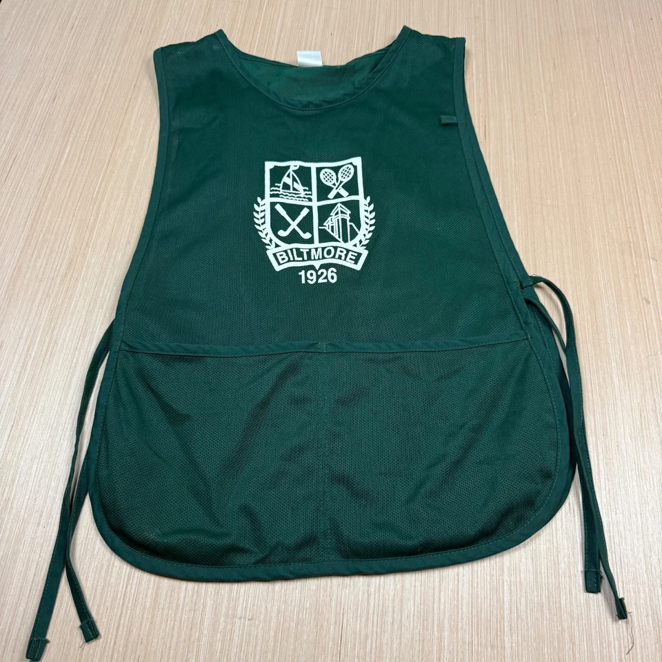 高尔夫球童围兜制服球童比尔特莫尔森林绿色乡村俱乐部尺寸 L 旅游 — 第 1/4 张图片