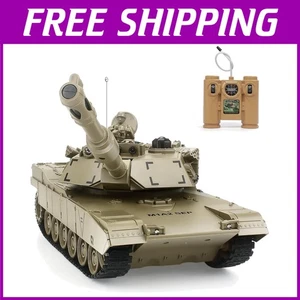 Realistic RC Tank with Sound & Light, Military Vehicle Toy - Picture 1 of 10