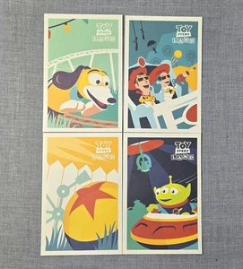 2018 Toy Story Land Disney Eröffnung Postkarte versiegelte Packung mit 4 Woody Pixar - Bild 1 von 6