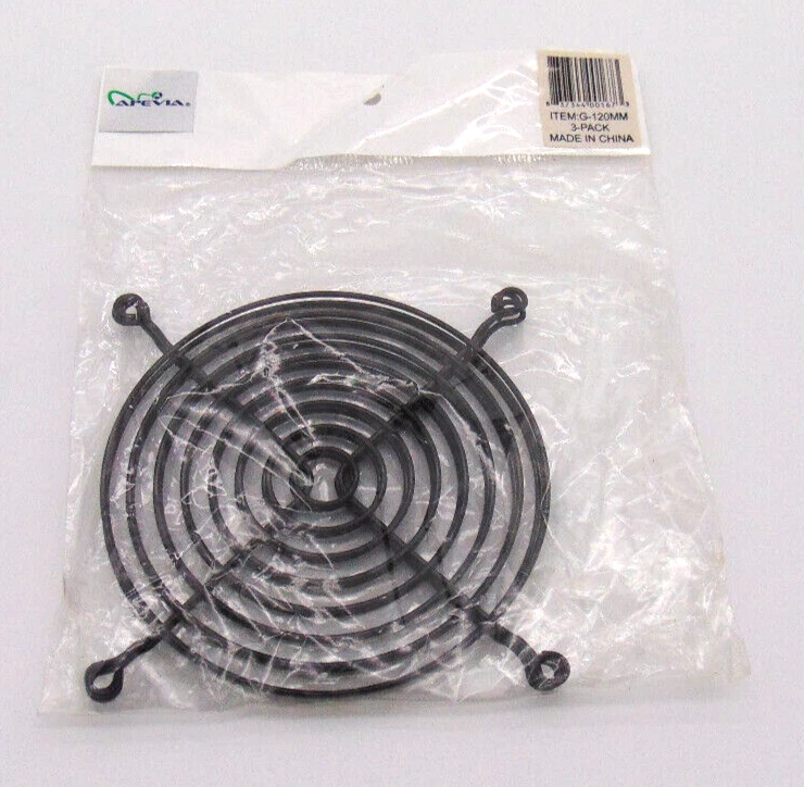 Apevia 120mm Fan Grill #G-120mm Pack Contains 3 - Image 1 of 1