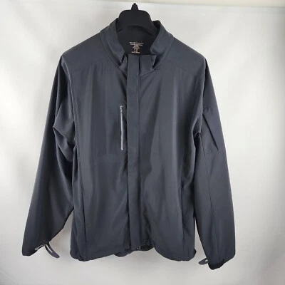 ExOfficio Rain Jacket Mens XL Black Full Zip Windbreaker Outdoor Hiking - Image 1 of 4