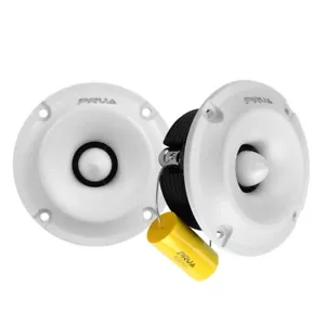 PAR DE TWEETER DE NEODIMIO DELGADO BLANCO SUPERFICIAL 120 VATIOS 4 OHMIOS PRV- TW400Ti-Nd-4 - Imagen 1 de 7