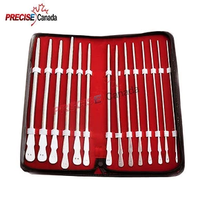 14 PIECES SET OF DITTEL SOUNDS GYNECOLOGY SURGICAL INSTRUMENTS - Picture 1 of 2