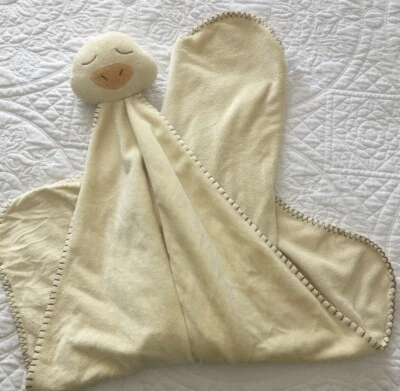 Angel Dear Yellow Duck Security Baby Blanket Lovey Large 25” x  29” VGUC Clean - Image 1 of 3