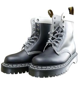 Dr. Martens 1460 Boots Black And White Stitching, Size 5 Mens (New WITHOUT Tag)