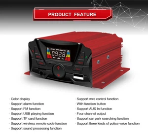  Bluetooth AMP MP3 For Motorcycle ATV UTV Scooter Without speakers - Bild 1 von 3