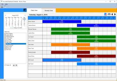 Accurate Employee Scheduler for Microsoft Windows PC Business Schedule Creator  - Image 1 of 4
