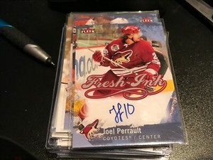 2007-08 Ultra Fresh Ink #FIJP Joel Perrault COYOTES AUTO