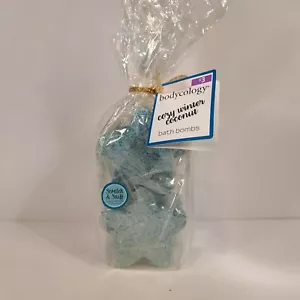 New Bodycology Cozy Winter Coconut Bath Bombs Ball 2x 6.3 Oz Each - Picture 1 of 3