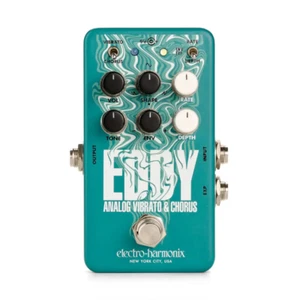 EHX Electro Harmonix Eddy Chorus / Vibrato Effects Pedal - Picture 1 of 5
