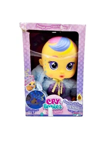 Cry Babies Starry Sky Goodnight Jenna muñeca bebé luz nocturna lila para dormir estrellas - Imagen 1 de 5