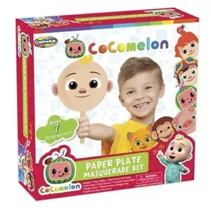 Kit mascherata piatto di carta Cocomelon per bambini Creative NUOVO 1000000257 - Foto 1 di 1