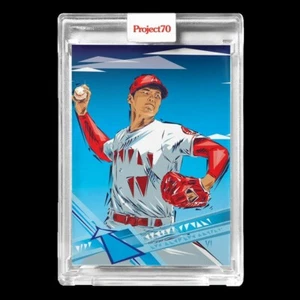 2021 Project 70 #385 2017 Shohei Ohtani by Naturel (PR=5755) Angels - Picture 1 of 2
