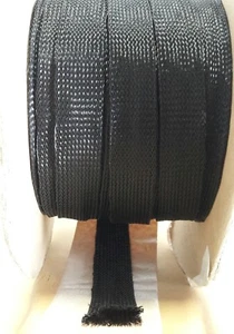 Manga trenzada textil expandible negra Expando HR 1-1/2" TW - Imagen 1 de 5