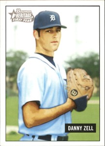 2005 Bowman Heritage #219 Danny Zell FY RC