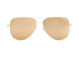 Gafas de sol unisex High Key Mini RX QT-000268 tintadas doradas/doradas QUAY - Imagen 1 de 3