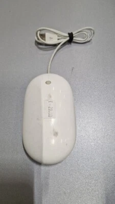 Apple Mighty Mouse A1152 USB Verkabelt Weiß Gebraucht Aktiv - Bild 1 von 4