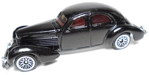 1997 HOT WHEELS '36 CORD BLACK 1:64 DIECAST 3 1/8" CAR WITH SILVER RIMS - Picture 1 of 6