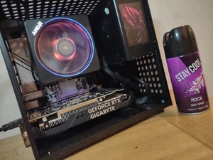 ITX SFX AMD Ryzen 5 5600G RTX 3050 32GB DDR4 Compact Travel 9 Litre Case - Afbeelding 1 van 10