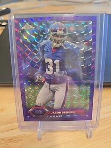 2024 Topps Chrome Jason Sehorn Purple 157/199 New York Giants - Picture 1 of 2