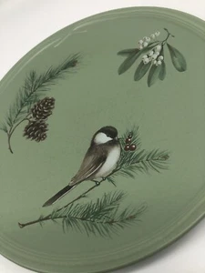 Green Pfaltzgraff Plate 11” Winter wood Portfolio Chicka Replacement Dinner A1 - Picture 1 of 7