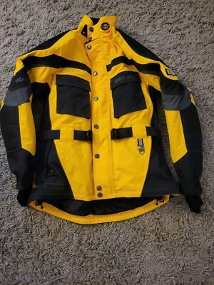 Skidoo Bombardier Protective Racing Jacket  size P/S  2 In 1 Lined Scotchlite - Image 1 of 4