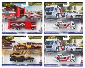 Set of 4 Hot Wheels 2025 Car Culture Case *G* Team Transport 1:64 - Picture 1 of 1