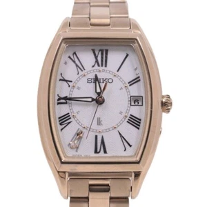 【Seiko】Seiko Lucia Lady Diamond Solar Radio Ladies - Picture 1 of 10