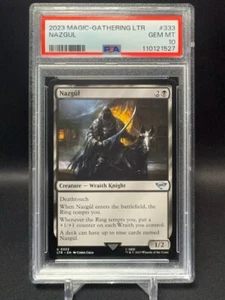 PSA 10 - Nazgul - LOTR Lord of the Rings - Tales From Middle Earth - MTG #333 - Picture 1 of 2