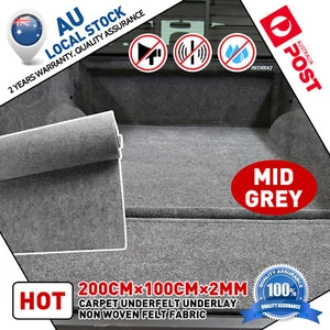 21.5ft² Auto Carpet Underlay felt Ute Camper Motorhome Lining Redesign Rebuild - Picture 1 of 11