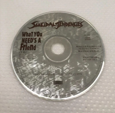 Suicidal Tendencies What You Need’s A Friend Single CD Only - Image 1 of 2