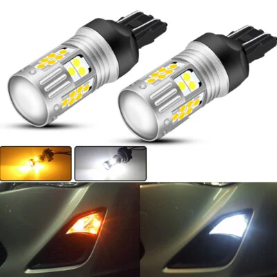 Para Scion FR-S 2013-2016, paquete de 2, luces de giro LED delanteras Switchback bombillas Foto 1 de 4