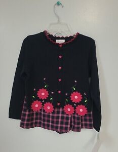 NEW Bonnie Jean Girls Size 10 Navy Sweater PLAID" 2pc Sweater Dress Set NWT