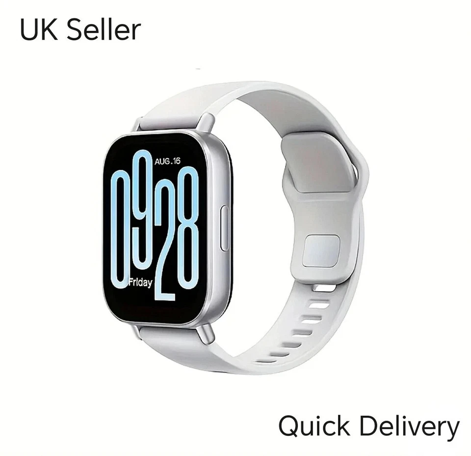 Redmi Watch 5 Active Silver Global Smartwatch 2” LCD 18-Day Battery BRAND New uk - Image 1 of 1