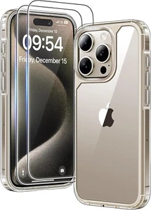 TAURI - Custodia telefono per iphone 15 Pro Max nuova con scatola 2+2+1 YJ CL - Foto 1 di 3