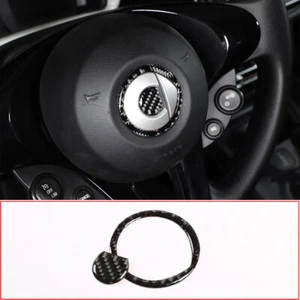 Real Carbon Fiber Steering Wheel Decoration Ring For Mercedes-Benz Smart - Picture 1 of 3