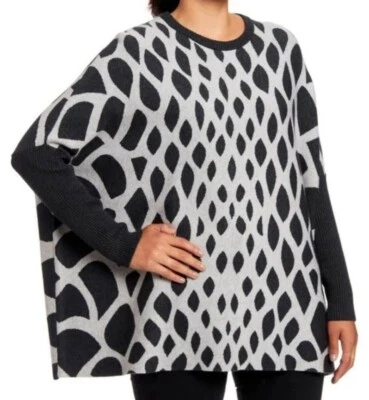 Joseph A Crewneck Pullover Sweater Size 3X, Grey Combo Color, New With Tags - Image 1 of 4