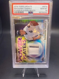2014 Topps - Masahiro Tanaka Yankees Gessato Rookie Card 15/99 PSA 10! Pop 2! - Foto 1 di 4