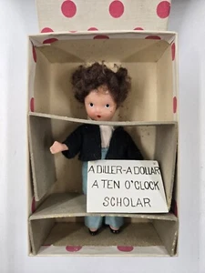 Vintage Multicolored Nancy Ann Play Doll #112 10 Oclock Scholar In Original Box - Picture 1 of 7