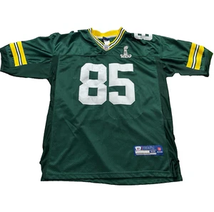 Greg Jennings Reebok Green Bay Packers Jersey Mens 52 Stitched SB Patch NFL - Picture 1 of 15