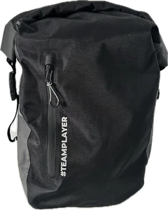 Fahrradtasche 2in1 Gepäckträgertasche Rucksack 20 Liter Rolltop reflektierend - Bild 1 von 3