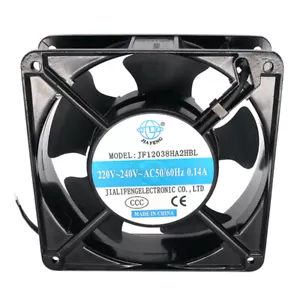 Ventilateur silencieux JF12038HA2HSL 220 / 240V 0.12 / 0.14A 120 * 120 * 38mm - Photo 1/3